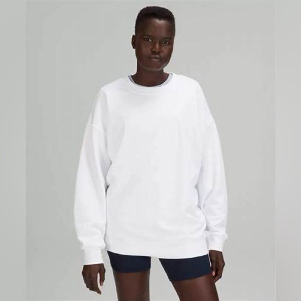 Lululemon oversized crew lightweight sweatshirt size 10